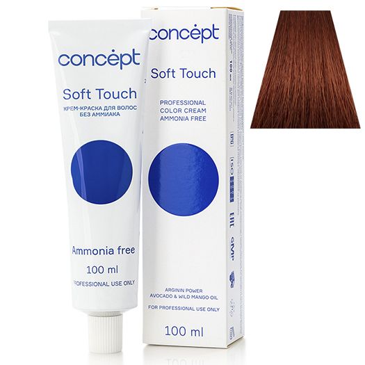 Cream hair dye without ammonia 5.7 dark blond brown Soft Touch Concept 100 ml
