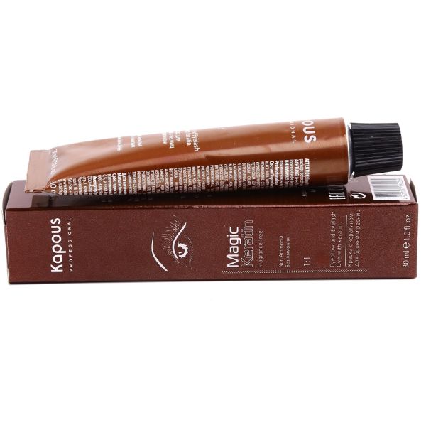 Eyebrow and eyelash dye “BROWN” Kapous 30 ml