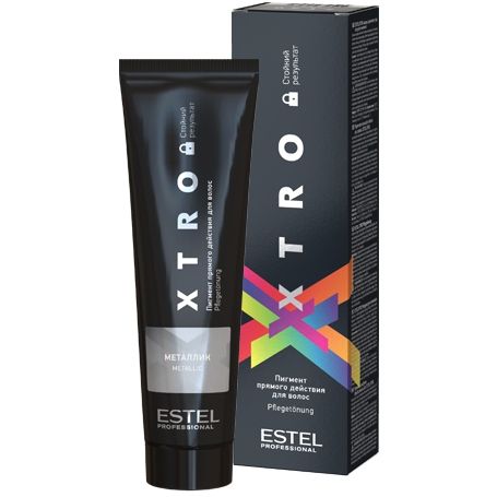 Direct action pigment for hair “METALLIC” XTRO BLACK ESTEL 100 ml