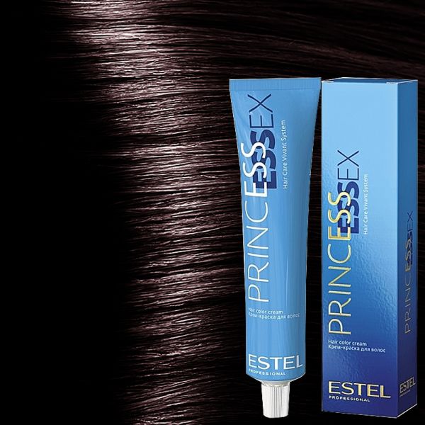 Cream hair dye 4/71 Princess ESSEX ESTEL 60 ml