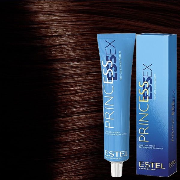Cream hair dye 7/77 Princess ESSEX ESTEL 60 ml