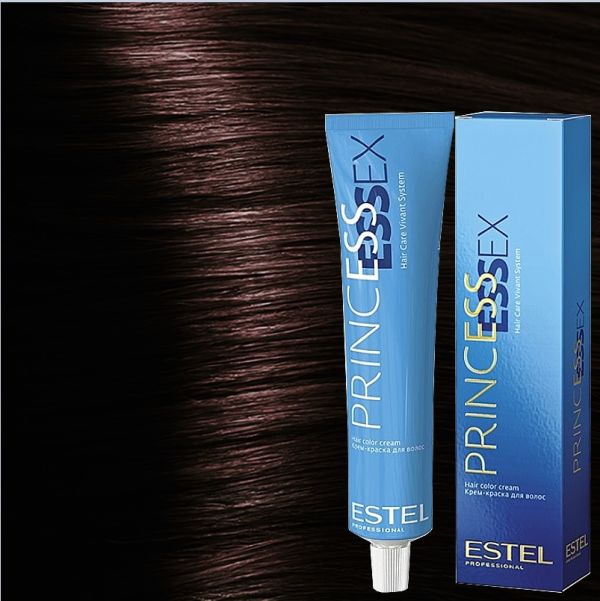 Cream hair dye 4/7 Princess ESSEX ESTEL 60 ml