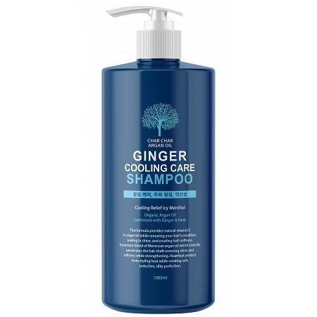 Char Char Shampoo for hair strengthening-cooling Argan Oil Ginger Cooling Care Evas 1000 ml