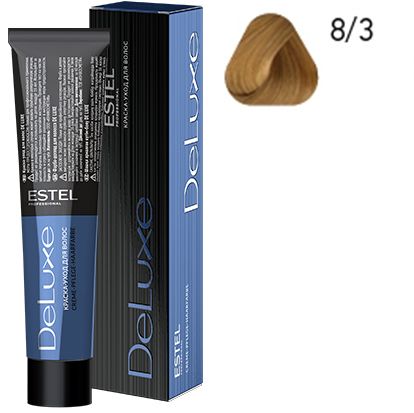 Cream hair dye 8/3 DELUXE ESTEL 60 ml