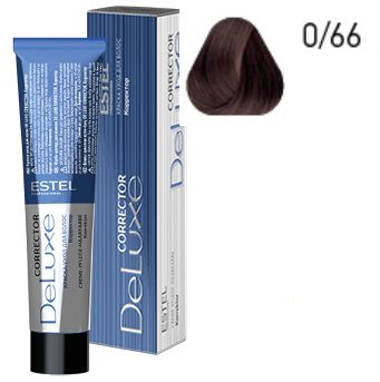 Hair color corrector cream 0/66 DELUXE ESTEL 60 ml