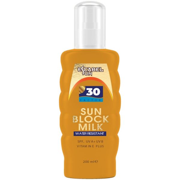 ESCABEL SUN PROTECTION milk for face and body Sun Block Milk SPF 30 200 ml