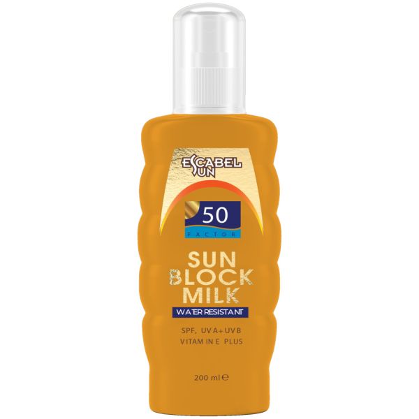 ESCABEL SUN PROTECTION milk for face and body Sun Block Milk SPF 50+ 200 ml