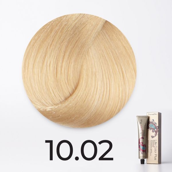 Ammonia cream-paint 10.02 pearlescent blonde Life Color Plus Farmavita 100 ml
