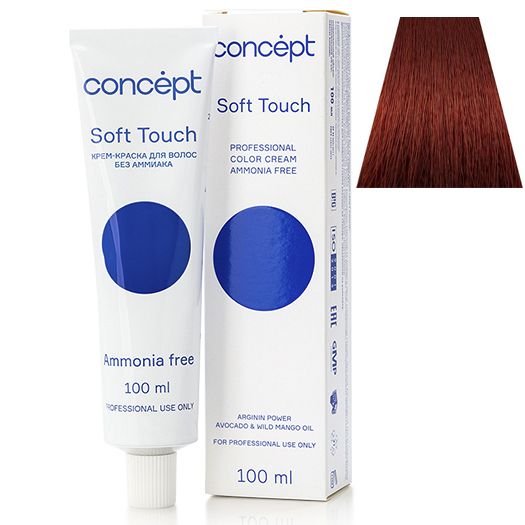 Cream hair dye without ammonia 6.4 blonde medium copper Soft Touch Concept 100 ml