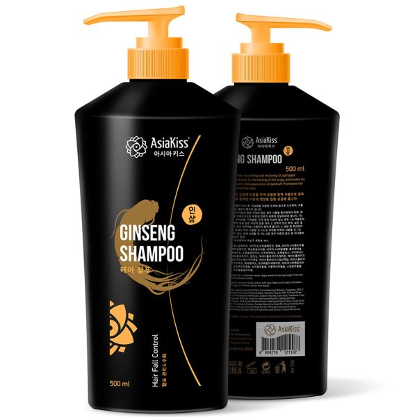 AsiaKiss Hair Shampoo GINSENG EXTRACT Ginseng Hair Shampoo 500 ml