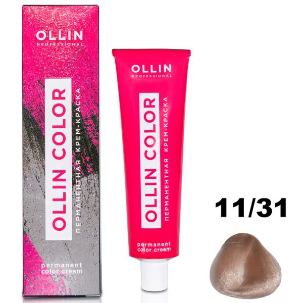 Permanent cream hair dye COLOR 11/31 OLLIN 100 ml