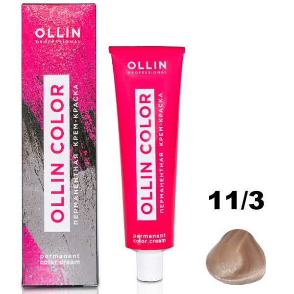 Permanent cream hair dye COLOR 11/3 OLLIN 100 ml