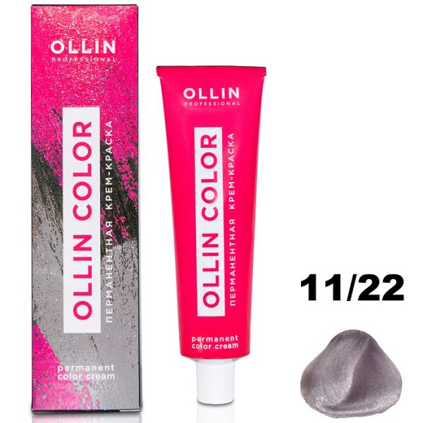 Permanent cream hair dye COLOR 11/22 OLLIN 100 ml