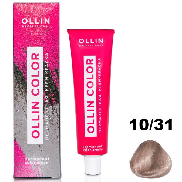 Permanent cream hair dye COLOR 10/31 OLLIN 100 ml