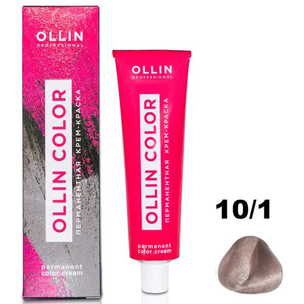 Permanent cream hair dye COLOR 10/1 OLLIN 100 ml
