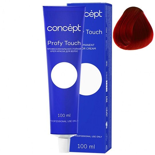 Permanent cream hair dye 8.5 bright red Profy Touch Concept 100 ml
