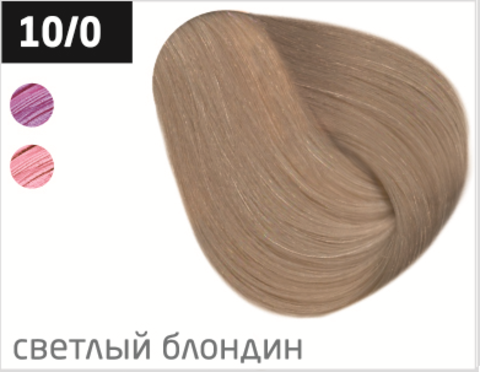 Permanent cream color 10/0 “Light blond” OLLIN Performance 60 ml