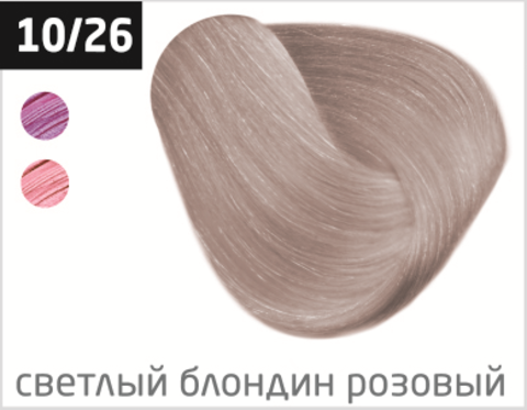 Permanent cream color 10/26 “Light blond pink” OLLIN Performance 60 ml 9304