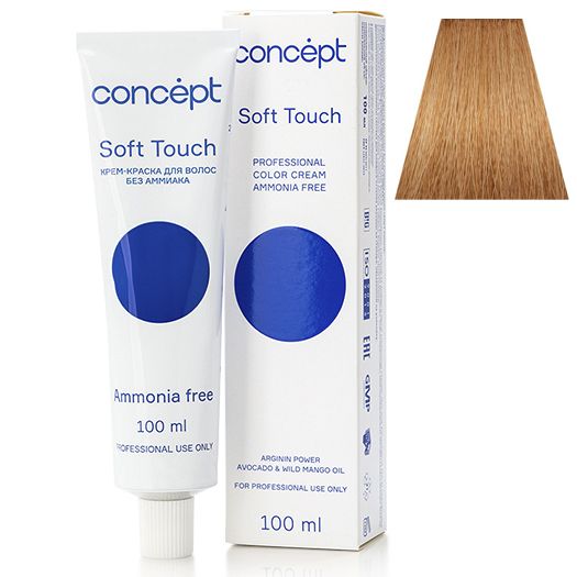 Cream hair dye without ammonia 8.0 blonde light Soft Touch Concept 100 ml