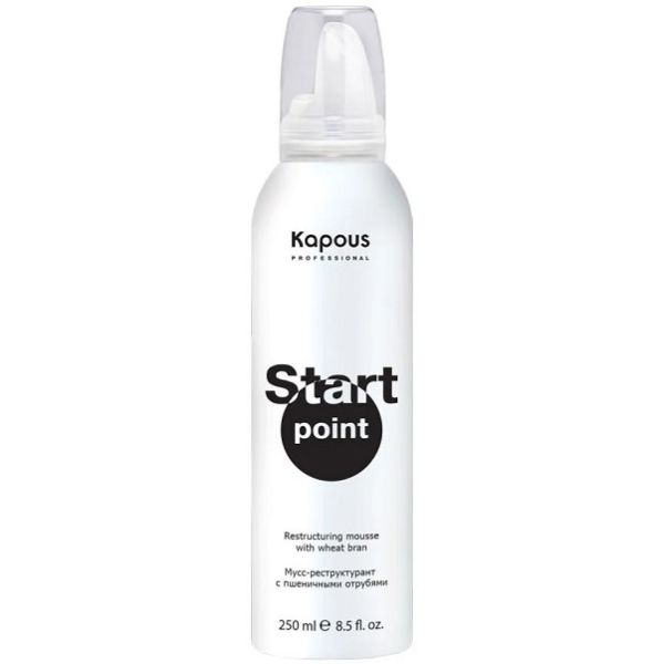 Kapous Restructuring mousse “Start Point” with wheat bran 250 ml