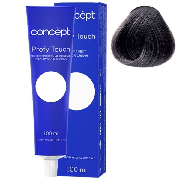 Permanent cream hair dye 3.0 dark brown Profy Touch Concept 100 ml