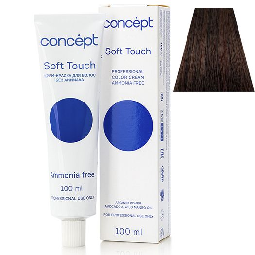 Cream hair dye without ammonia 5.16 blond dark ash purple Soft Touch Concept 100 ml