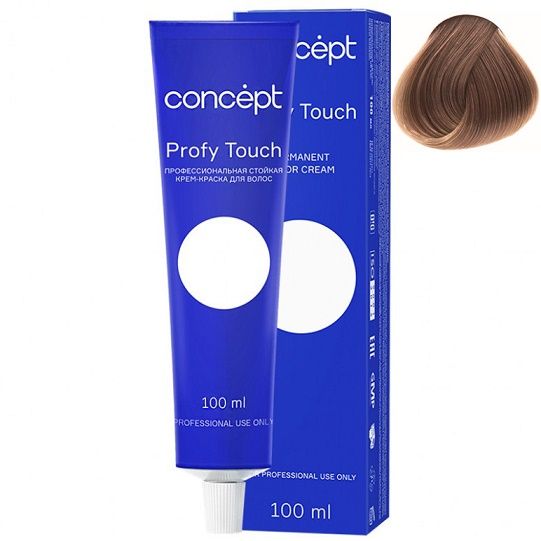 Permanent cream hair dye 7.0 light blond Profy Touch Concept 100 ml
