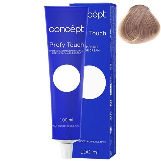 Permanent cream hair dye 8.8 pearl blonde Profy Touch Concept 100 ml