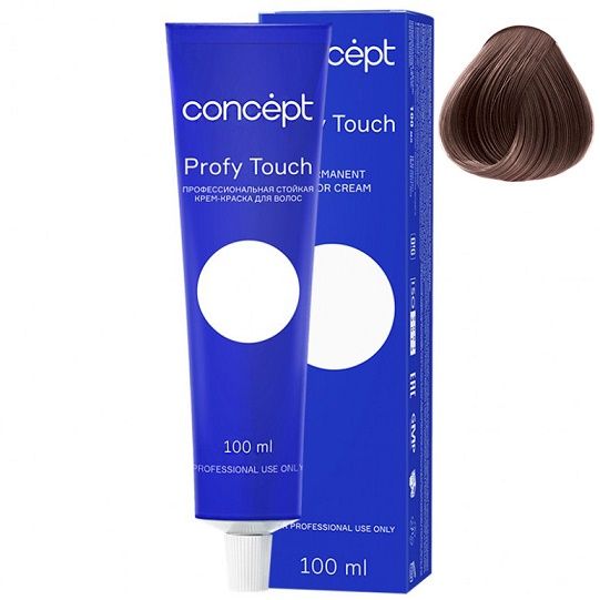 Permanent cream hair dye 6.7 chocolate Profy Touch Concept 100 ml