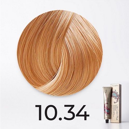 Ammonia cream color 10.34 platinum golden-copper blonde Life Color Plus Farmavita 100 ml