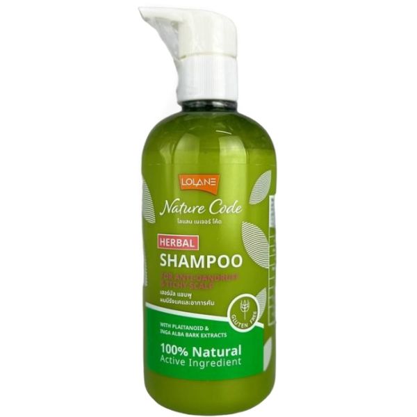 Lolane Anti-dandruff and itching hair shampoo, herbal 280 ml