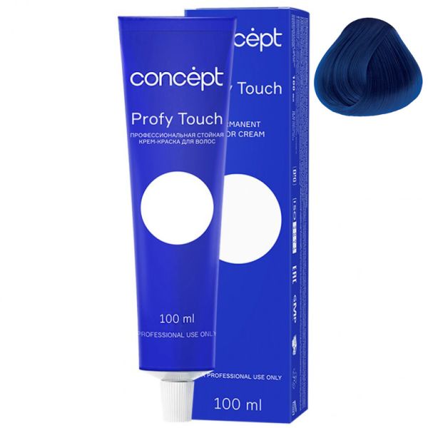 Permanent cream hair dye 0.6 blue mixton Profy Touch Concept 100 ml