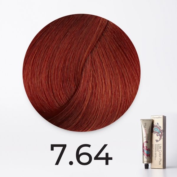 Cream-paint ammonia 7.64 red-copper blonde Life Color Plus Farmavita 100 ml