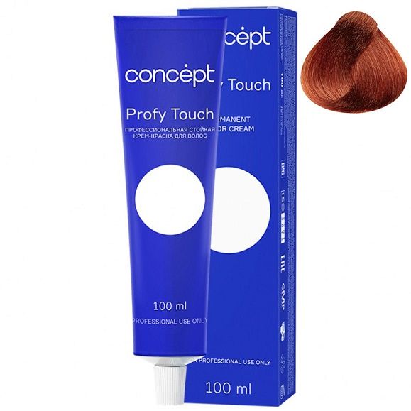 Permanent cream hair dye 9.44 bright copper blonde Profy Touch Concept 100 ml