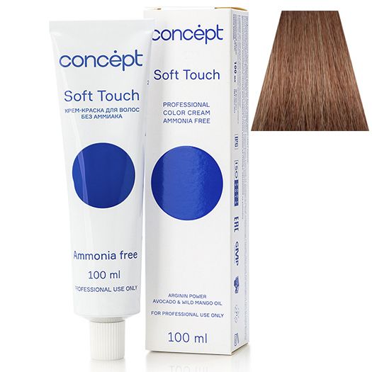 Cream hair dye without ammonia 6.1 blonde medium ash Soft Touch Concept 100 ml