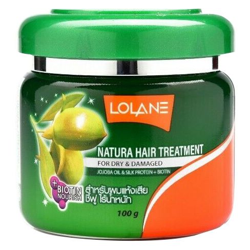 Lolane Mask for dry and damaged hair with jojoba oil and silk proteins 100 ml