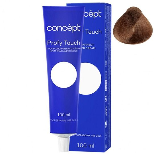 Permanent hair color cream 9.37 light sandy blonde Profy Touch Concept 100 ml